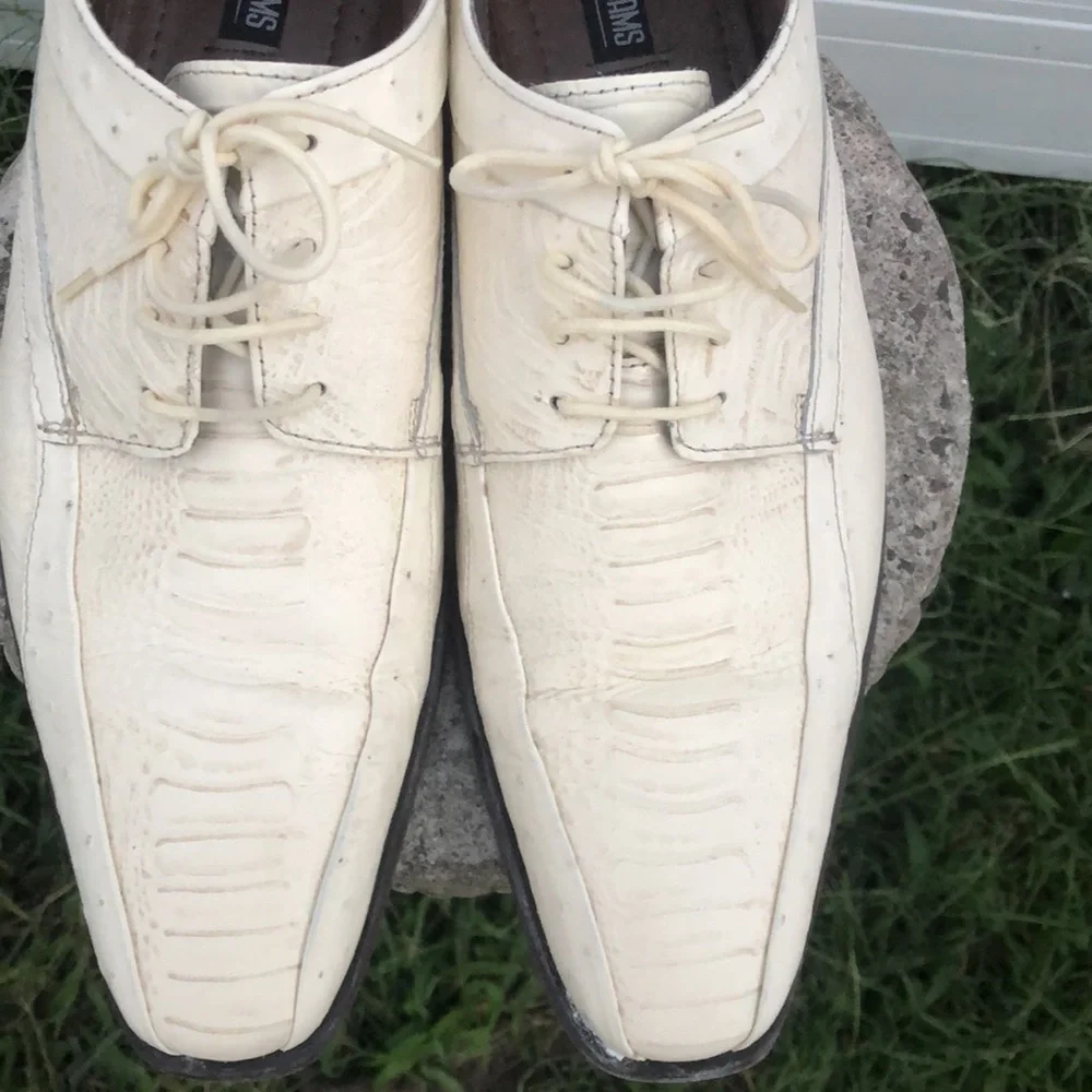 Stacy Adams Men’s Ivory Dress Up Shoes Size : 12M - Picture 2 of 13